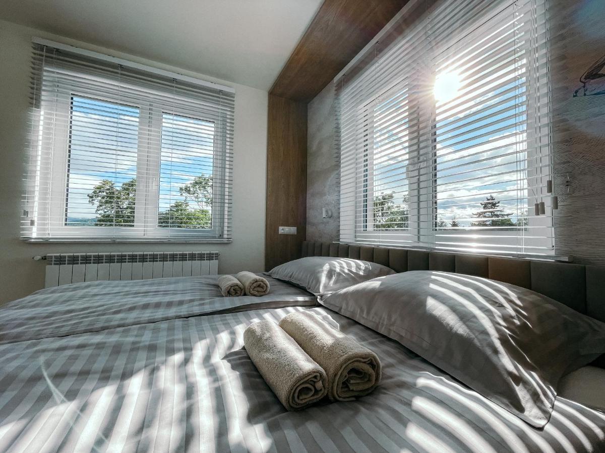 Ferienwohnung Penthouse Sloneczna Rapsodia - Blisko Parku Zdrojowego - Duzy Taras Na Dachu - Piekny Widok - Winda - Garaz Rabka-Zdrój Exterior foto