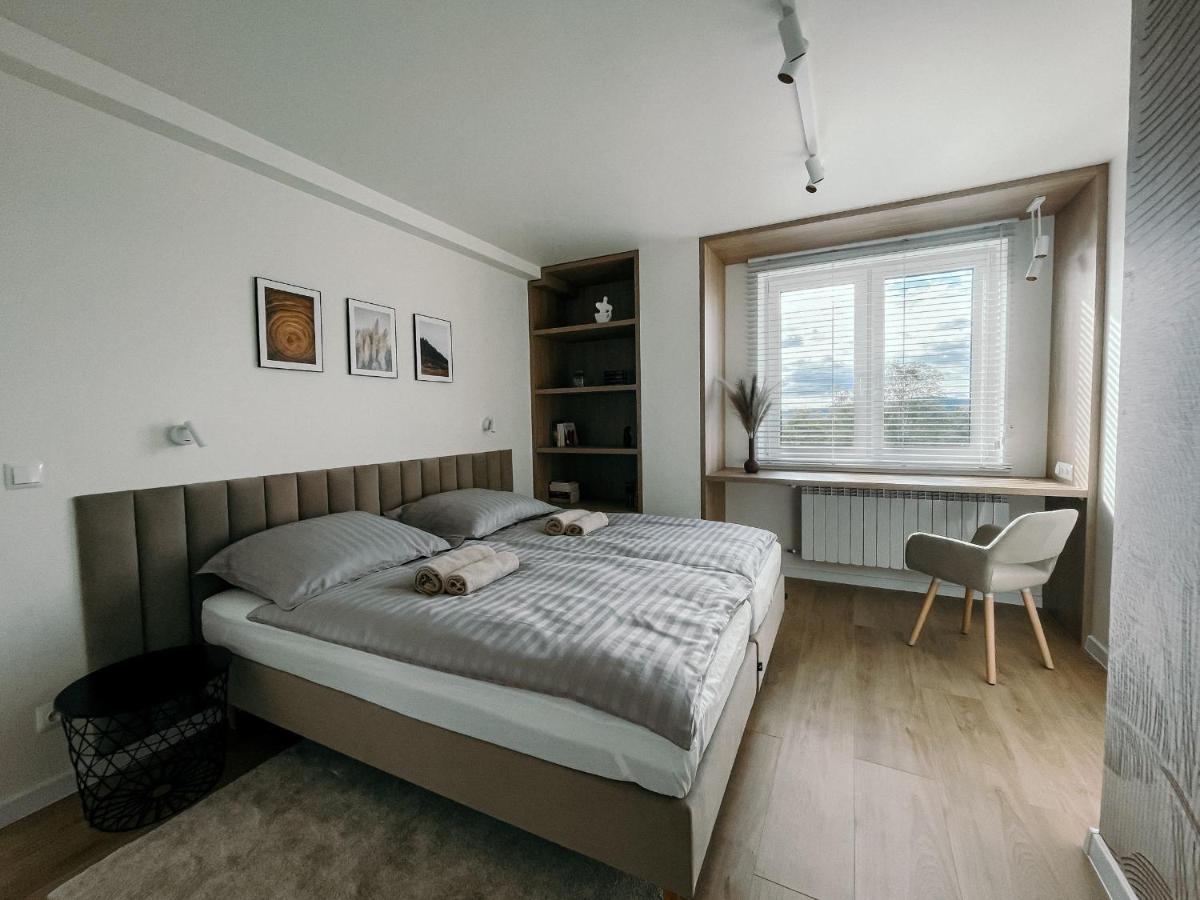 Ferienwohnung Penthouse Sloneczna Rapsodia - Blisko Parku Zdrojowego - Duzy Taras Na Dachu - Piekny Widok - Winda - Garaz Rabka-Zdrój Exterior foto